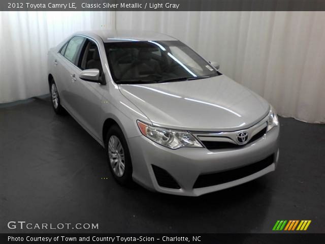 2012 Toyota Camry LE in Classic Silver Metallic