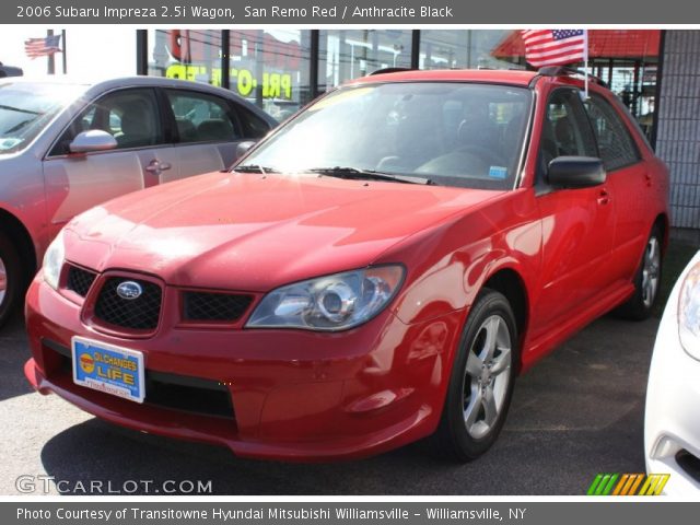 2006 Subaru Impreza 2.5i Wagon in San Remo Red