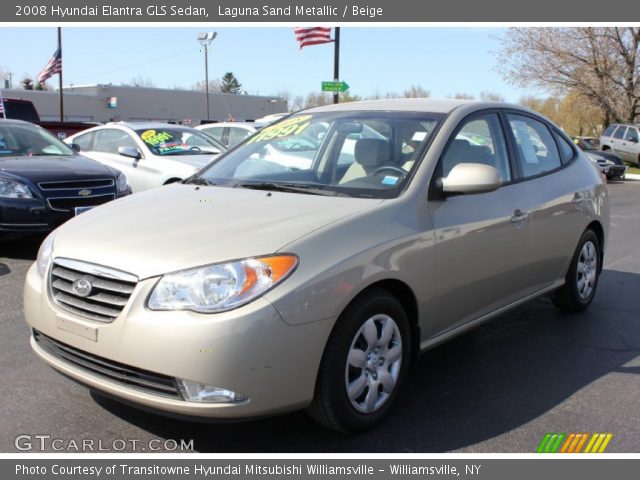 2008 Hyundai Elantra GLS Sedan in Laguna Sand Metallic