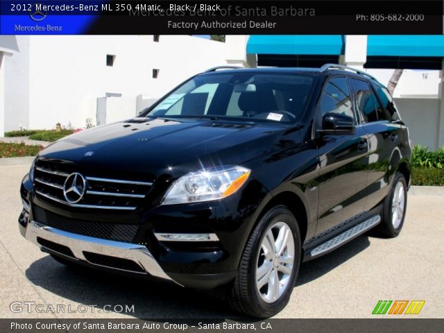 2012 Mercedes-Benz ML 350 4Matic in Black