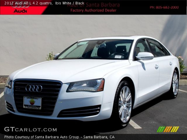 2012 Audi A8 L 4.2 quattro in Ibis White