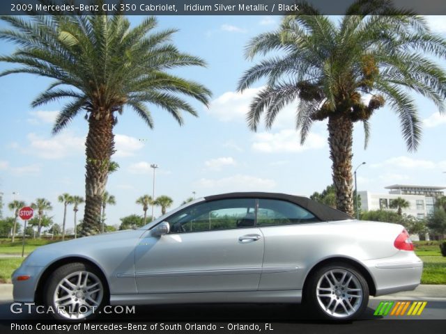 2009 Mercedes-Benz CLK 350 Cabriolet in Iridium Silver Metallic