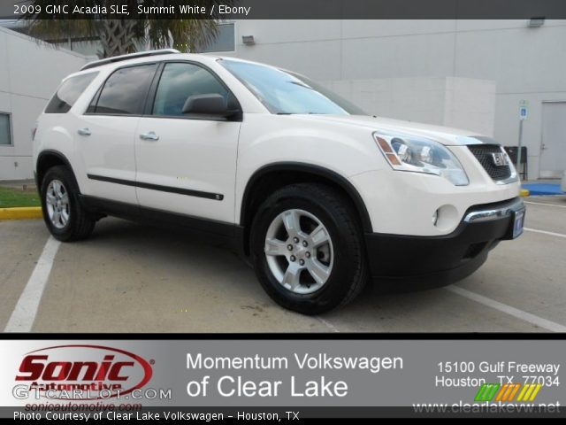 2009 GMC Acadia SLE in Summit White