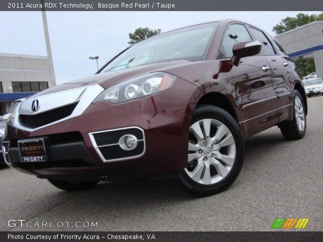 2011 Acura RDX Technology in Basque Red Pearl