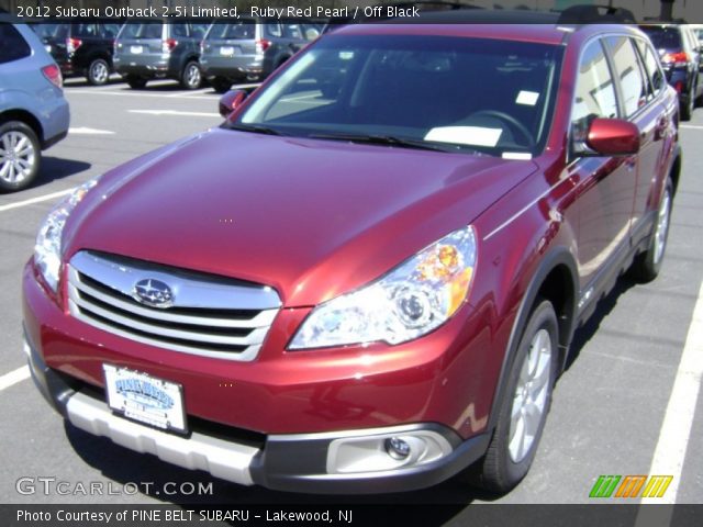 2012 Subaru Outback 2.5i Limited in Ruby Red Pearl
