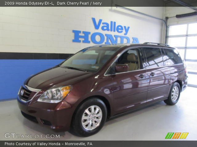 2009 Honda Odyssey EX-L in Dark Cherry Pearl