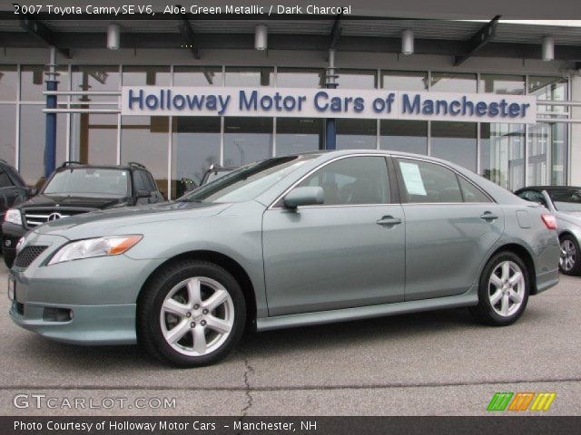 2007 Toyota Camry SE V6 in Aloe Green Metallic