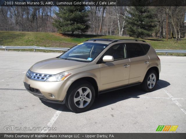 2003 Nissan Murano SL AWD in Luminous Gold Metallic