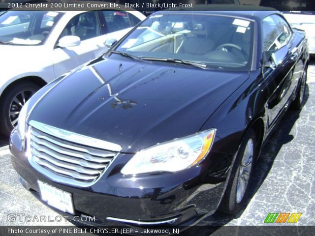2012 Chrysler 200 Limited Convertible in Black