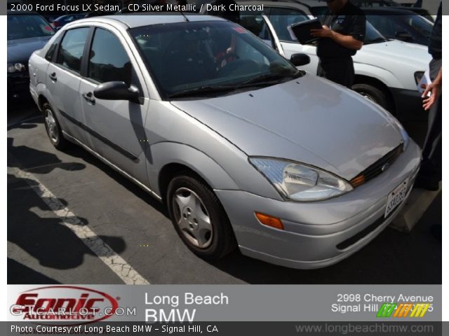 2000 Ford Focus LX Sedan in CD Silver Metallic