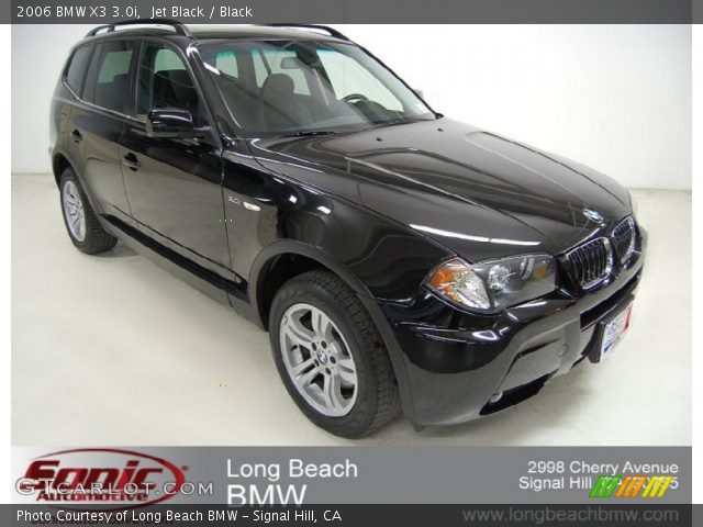 2006 BMW X3 3.0i in Jet Black