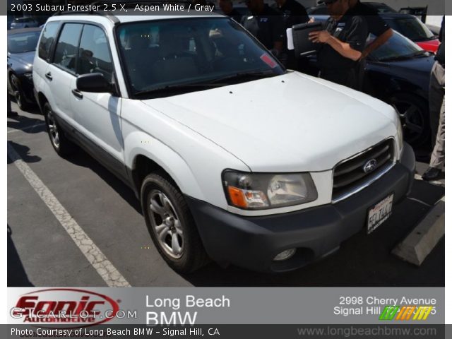 2003 Subaru Forester 2.5 X in Aspen White