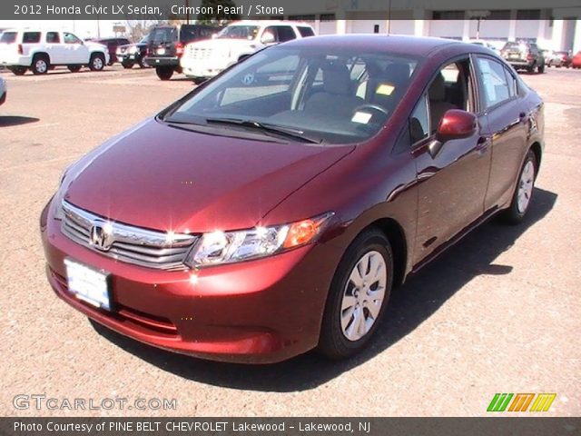 2012 Honda Civic LX Sedan in Crimson Pearl