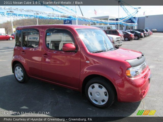 2011 Nissan Cube 1.8 S in Scarlet Red Metallic