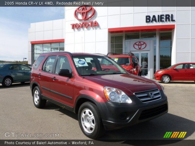 2005 Honda CR-V LX 4WD in Redondo Red Pearl