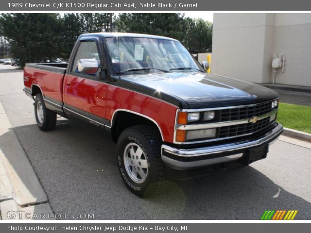 1989 Chevrolet C/K K1500 Regular Cab 4x4 in Sable Black