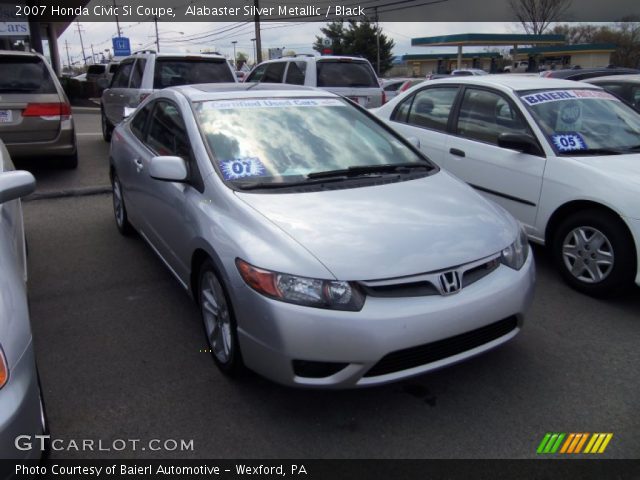 2007 Honda Civic Si Coupe in Alabaster Silver Metallic