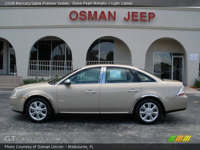2008 Mercury Sable Premier Sedan in Dune Pearl Metallic