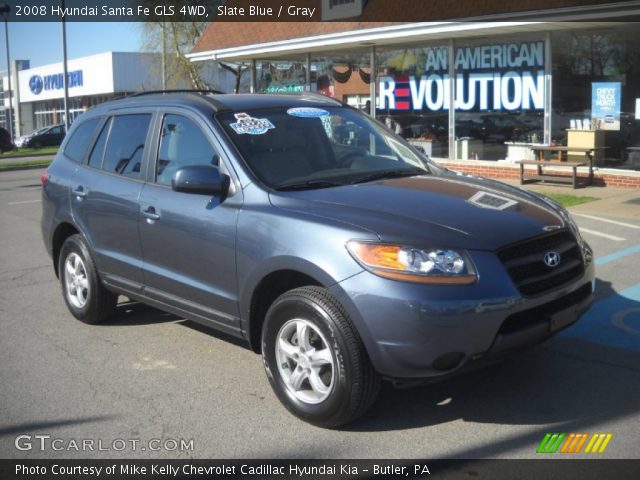 2008 Hyundai Santa Fe GLS 4WD in Slate Blue