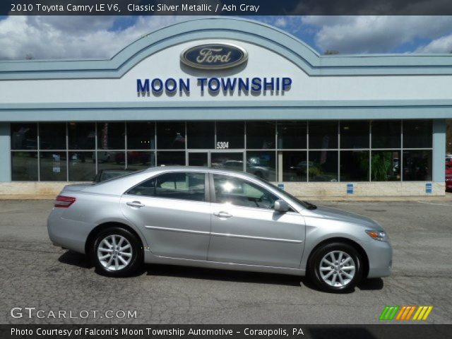 2010 Toyota Camry LE V6 in Classic Silver Metallic