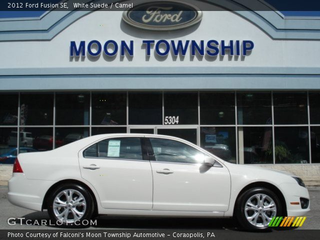 2012 Ford Fusion SE in White Suede