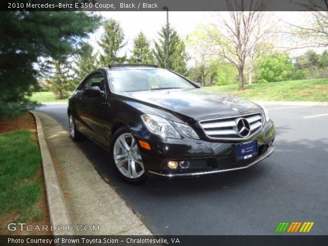 2010 Mercedes-Benz E 350 Coupe in Black