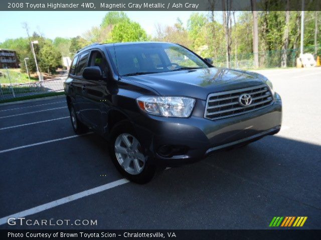 2008 Toyota Highlander 4WD in Magnetic Gray Metallic