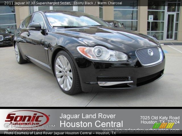 2011 Jaguar XF XF Supercharged Sedan in Ebony Black