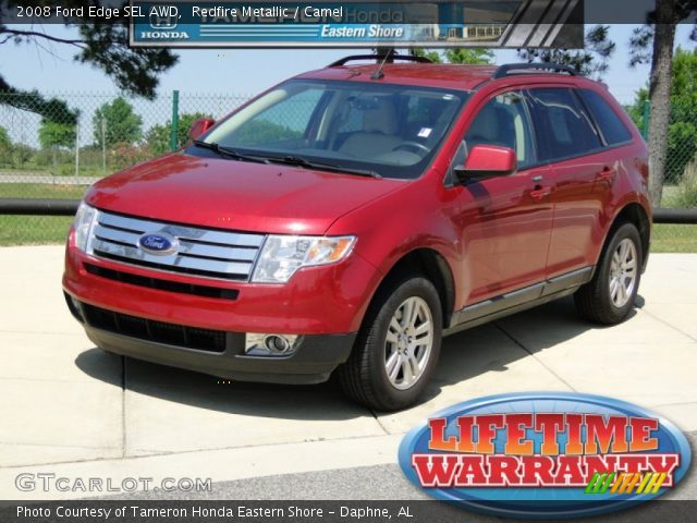 2008 Ford Edge SEL AWD in Redfire Metallic
