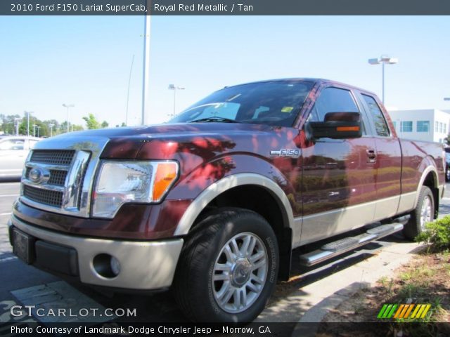 2010 Ford F150 Lariat SuperCab in Royal Red Metallic