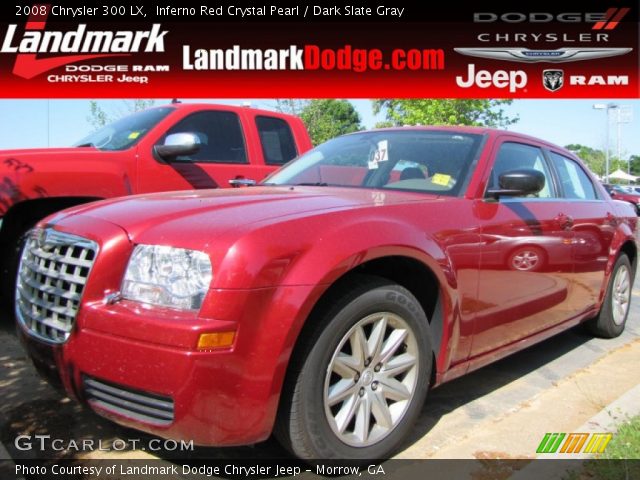 2008 Chrysler 300 LX in Inferno Red Crystal Pearl