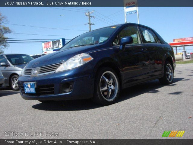 2007 Nissan Versa SL in Blue Onyx Metallic