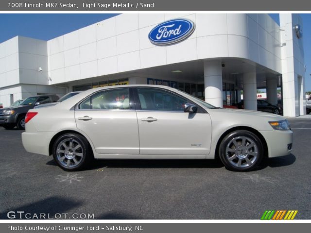 2008 Lincoln MKZ Sedan in Light Sage Metallic