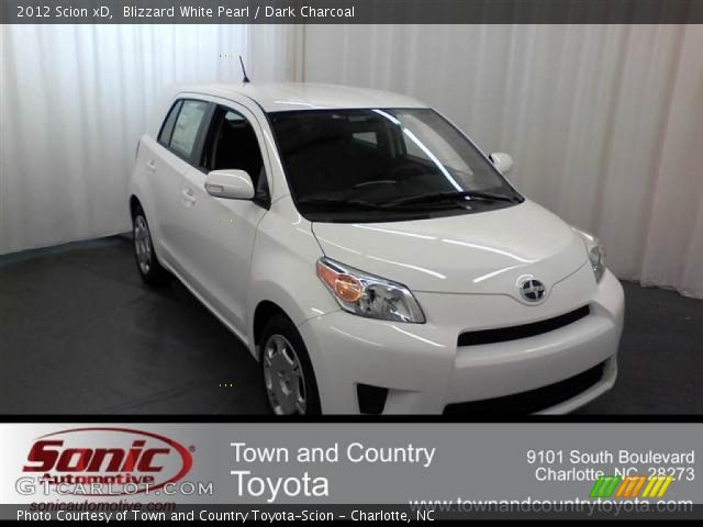 2012 Scion xD  in Blizzard White Pearl