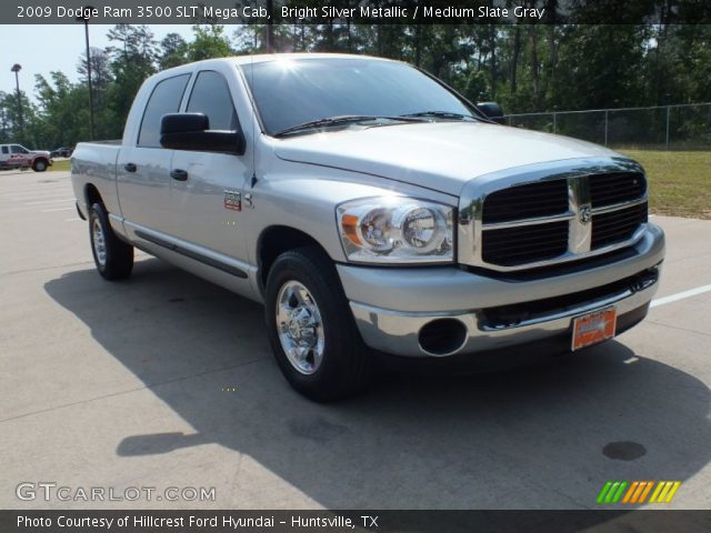 2009 Dodge Ram 3500 SLT Mega Cab in Bright Silver Metallic