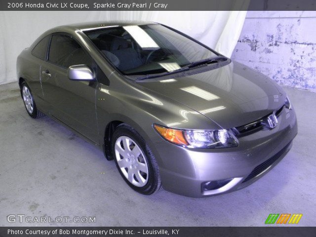2006 Honda Civic LX Coupe in Sparkle Gray Pearl
