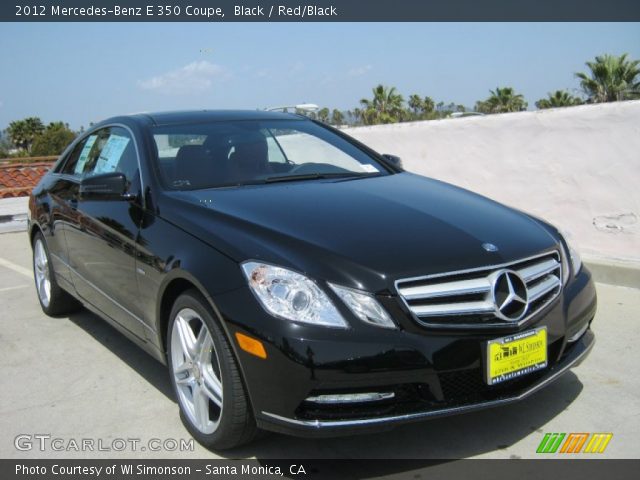 2012 Mercedes-Benz E 350 Coupe in Black