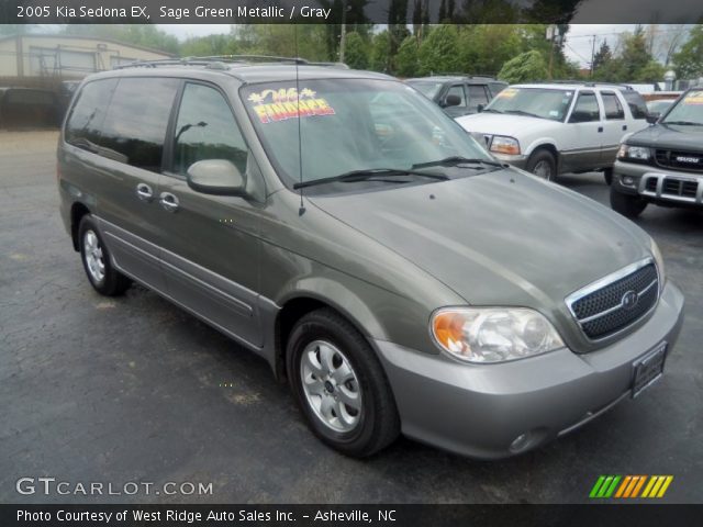2005 Kia Sedona EX in Sage Green Metallic