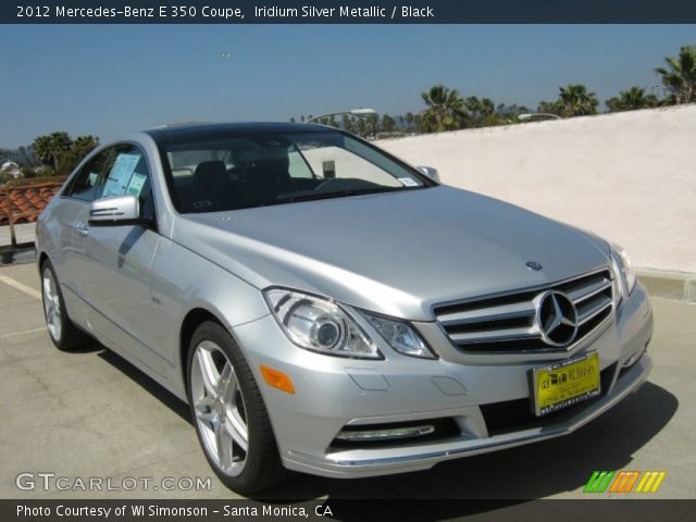 2012 Mercedes-Benz E 350 Coupe in Iridium Silver Metallic