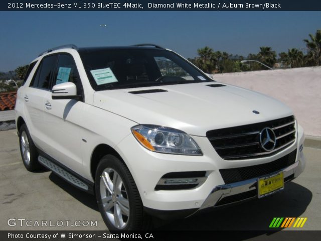 2012 Mercedes-Benz ML 350 BlueTEC 4Matic in Diamond White Metallic