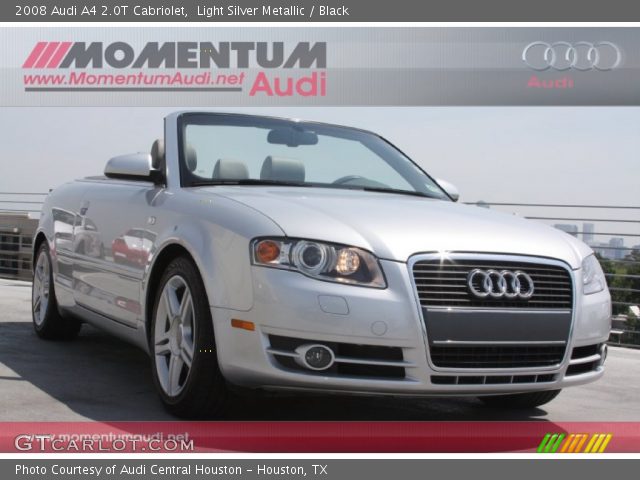 2008 Audi A4 2.0T Cabriolet in Light Silver Metallic
