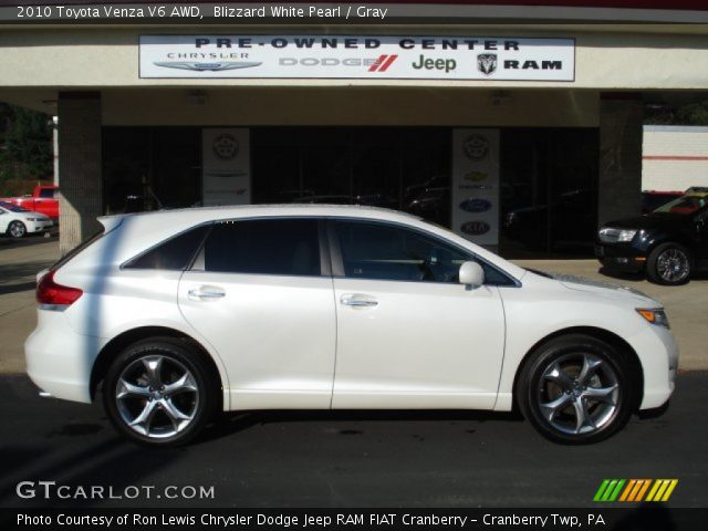 2010 Toyota Venza V6 AWD in Blizzard White Pearl