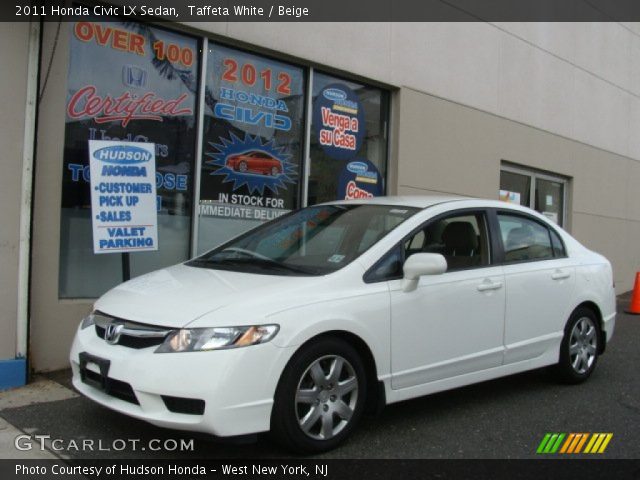 2011 Honda Civic LX Sedan in Taffeta White