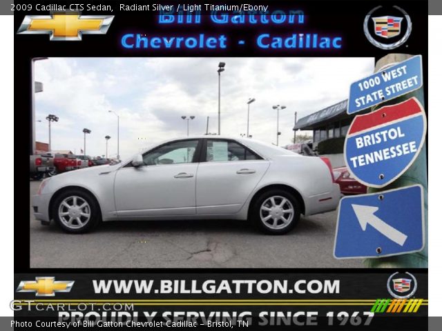 2009 Cadillac CTS Sedan in Radiant Silver