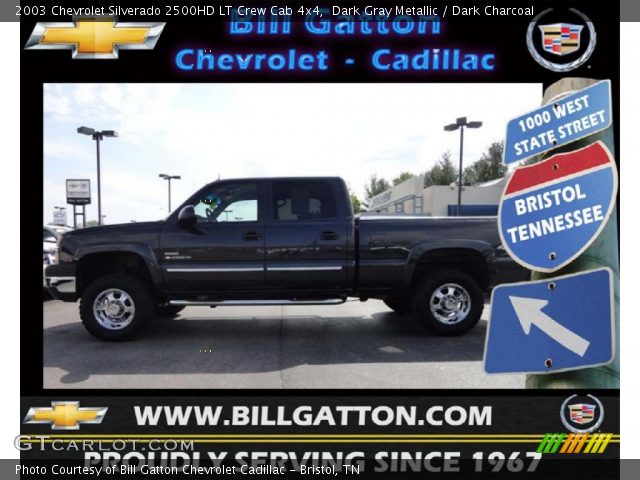2003 Chevrolet Silverado 2500HD LT Crew Cab 4x4 in Dark Gray Metallic