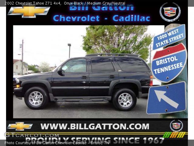 2002 Chevrolet Tahoe Z71 4x4 in Onyx Black