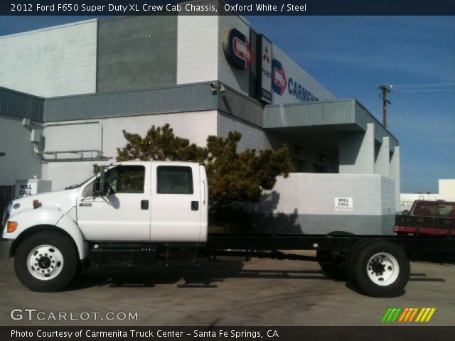 2012 Ford F650 Super Duty XL Crew Cab Chassis in Oxford White