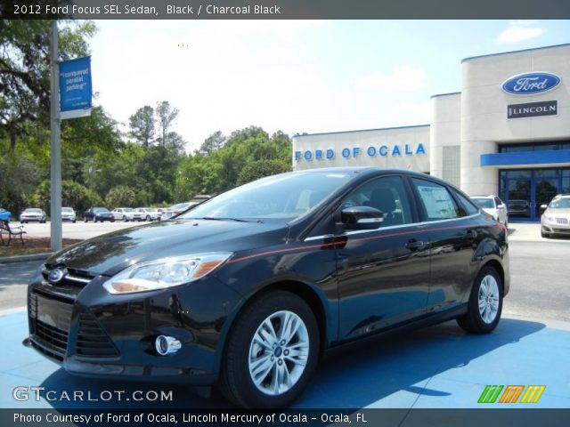 2012 Ford Focus SEL Sedan in Black