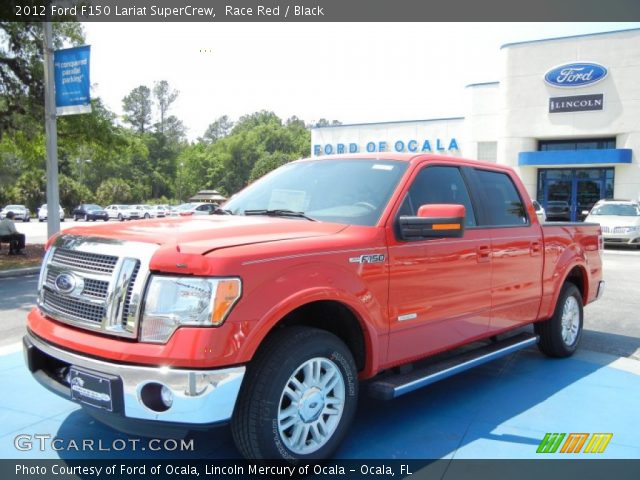 2012 Ford F150 Lariat SuperCrew in Race Red