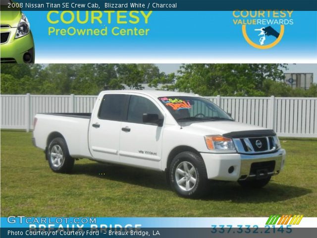 2008 Nissan Titan SE Crew Cab in Blizzard White